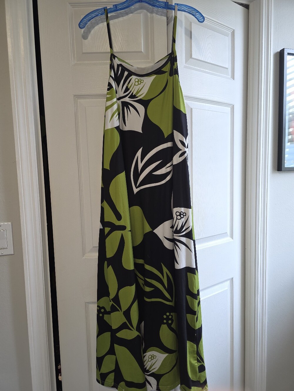 Green & Black Floral Maxi Skirt - Women